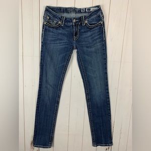 Miss Me Mid rise Straight Leg Jeans Sz 29